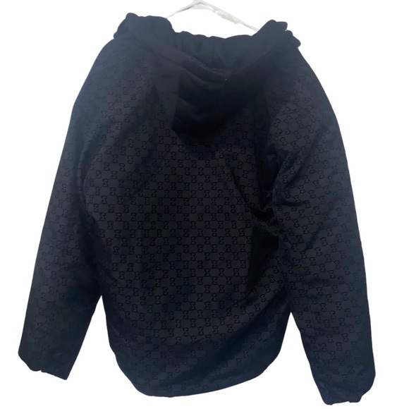 Gucci Black Monogram Hooded Jacket – 3XL - Picture 2 of 6